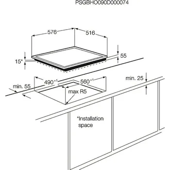 Varná deska Vestavná varná deska AEG HK634021XB