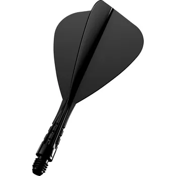 Šipka Mission Force 90 Vortex černé integrované Kite letky a krátké násadky na šipky