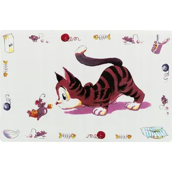 Miska pro psa Silikonová podložka pod misku Trixie bílá 0 l