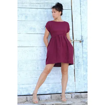 Dámské šaty Lotika Hebké lněné šaty Lotika česká móda Premium quality 642200