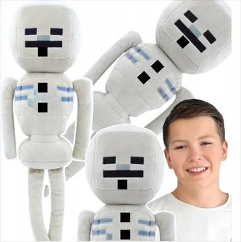 plyšák MINECRAFT SKELETOR KOSTLIVEC PLYŠÁK ZE HRY VELKÁ MĚKKÁ POSTAVA