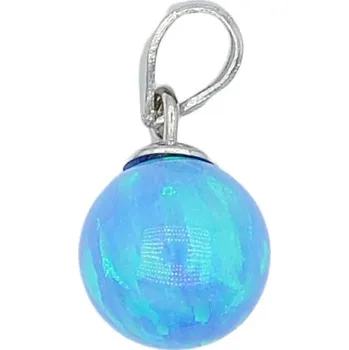 Přívěsek Stříbrný přívěsek opálová kulička