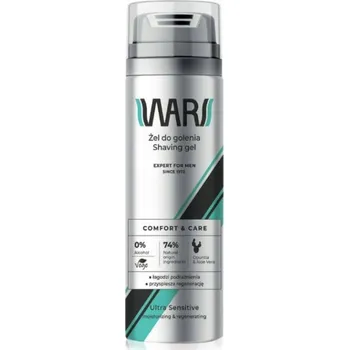 Wars Expert for Men Gel na holení Comfort & Care - Aloe Vera & Opuncie 200 Ml