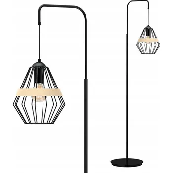 Stojací lampa Stojací lampa Milagro CLIFF E27 60 W černá