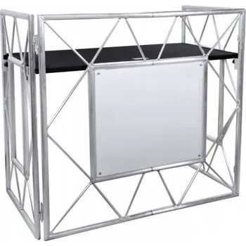 DJ technika DJ STOLEK DNA DJ STAND SKLÁDACÍ HLINÍKOVÝ PANEL PRO LOGO + DESKA