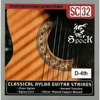 Strunný nástroj Spock SC32 D Struna pro Klasickou Kytaru D