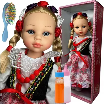 Panenka Krakovská PANENKA v kroji, interaktivní hračka, povídačka DÁREK MIMINKO