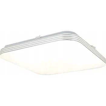 Stropní Svítidlo čtvercový bílý stříbrný neutrální barva 26 cm Eko-Light