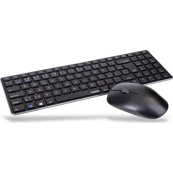 Sada klávesnice a myši Rapoo černá