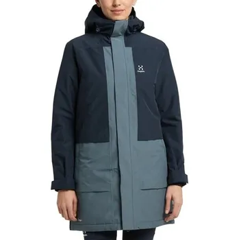 Dámská parka Dámská parka Haglöfs Salix Mimic Proof velikost XS tmavě modrá se světle modrou