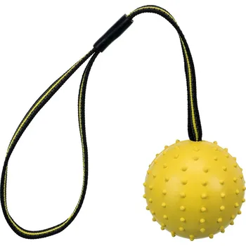 Hračka pro psa Trixie, míček na šňůrce, sportovní, 6 cm