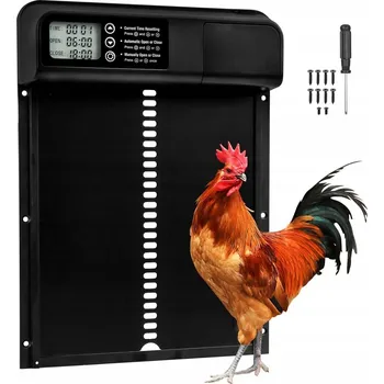 Automatická dvířka do kurníku, Elektrická klapka na kuře s časovačem