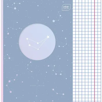 Sešit Sešit A5 s mřížkou Interdruk, 60 listů