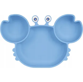 dětská jídelní sada DĚLENÝ TALÍŘEK NA JÍDLO PRO MIMINKA PRO KRMENÍ DÍTĚTE KRAB RAK