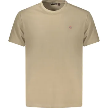 Pánská móda Napapijri NP0A4H8DSALISSSSUM pánské tričko sv. hnědé XL