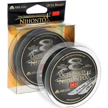 MIKADO - Šňůra Nihonto Octa Braid Green 150 m 0,40 mm 39,8 kg