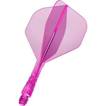 Šipka Mission Force 90 Vortex neon růžové integrované No2 letky a krátké násadky na šipky
