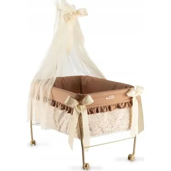 Doplněk pro panenku POSTÝLKA TERESA S BALDACHÝNEM PRO PANENKU DO 46 CM