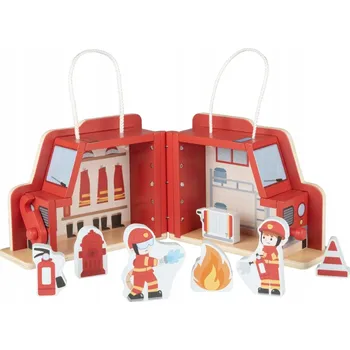 Skládací Dřevěný Domeček Hasiči