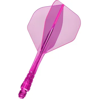 Šipka Mission Force 90 Vortex neon růžové integrované No2 letky a střední násadky na šipky