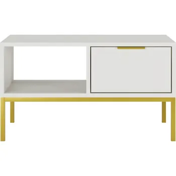 Konferenční stolek Konferenční stolek DMK obdélníkový 60 x 80 x 45,4 cm bílý