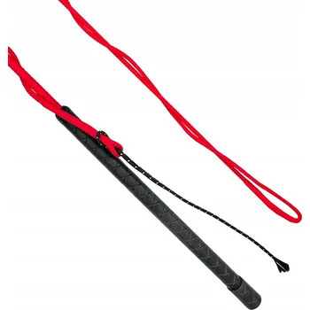 Jezdecký bičík Lonžovací bič Bič York 160 cm červený