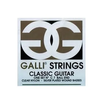 Struna pro kytaru a smyčcový nástroj Galli C 7 struny pro klasickou kytaru