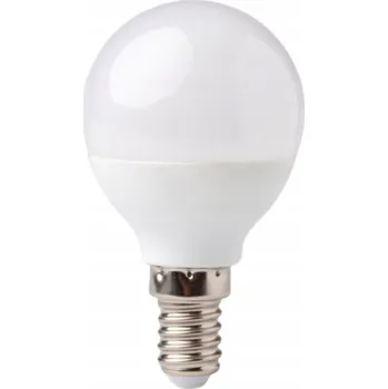 Žárovka Žárovka patice E14 LED SMD 5W studená bílá 180° kulová