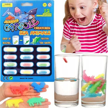 MAGICKÉ ROSTOUCÍ KAPSLE VE VODĚ, MOŘSKÍ ŽIVOČICHOVÉ DO KOUPELE VE VANILCE