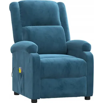 Křeslo Rozkládací křeslo VidaXL modré