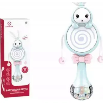 Chrastítko kousátko na baterie s bubínkem SUPER DÁREK PRO DÍTĚ