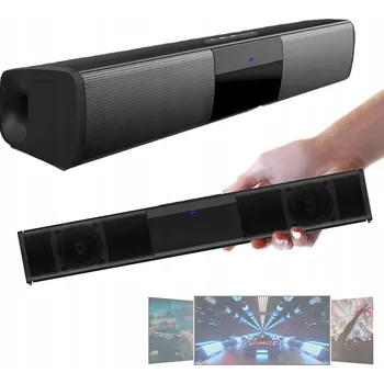 Bluetooth reproduktor BLUETOOTH 5.0 REPRODUKTOR SOUNDBAR K POČÍTAČI LAPTOPU FM USB
