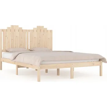 Postel Rám postele z borovicového dřeva 205,5 x 165,5 x 110 cm, pro matraci 160 x 200 cm