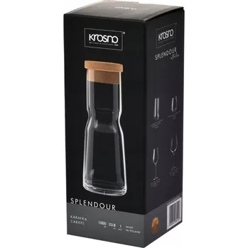 Karafa s přírodním korkovým uzávěrem Splendour 1000 ml Krosno