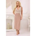 Dlouhá dlouhá noční košilka Panay - Kalimo latté L