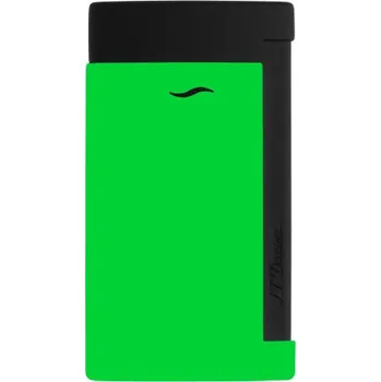 S.T. DUPONT - FLUO NEON Green SLIM 7 - Turbo zapalovač