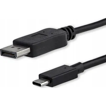 Datový kabel StarTech.com CDP2DPMM6B Adaptér / Kabel 1,8 m DisplayPort na USB-C Černý