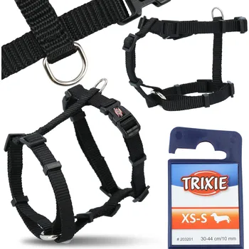 Postroj pro psa Trixie PREMIUM postroj pro psa Classic XS-S; Černý