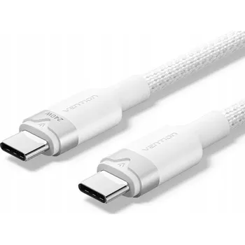 Datový kabel Kabel Vention USB typ C - USB typ C 1 m bílý