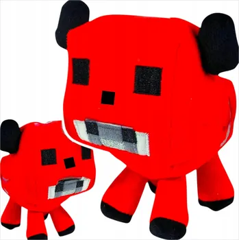 plyšák PLYŠOVÁ HRAČKA Z HRY MINECRAFT HŘIBOVÁ KRÁVA ČERVENÁ PLYŠOVÝ MAZLÍČEK PŘÍTULNÍČEK PLYŠOVÝ VELKÝ