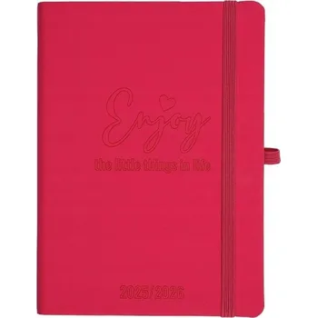 Diář Školní diář 2026 B6 Elefant růžový