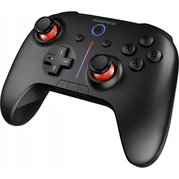 Herní ovladač Rampage Hydra Bezdrátový herní ovladač RGB gamepad černý