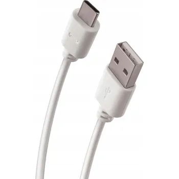 Datový kabel Kabel Forever USB - USB-C 1 m bílý