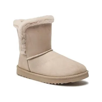 Dámské kozačky Polokozačky DeeZee WSL19150-17 Béžová 36