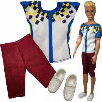 OBLEČENÍ pro PANENKU KENA Sada oblečení komplety OBLEČENÍ boty KEN DOPLŇKY