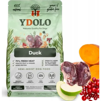 Krmivo pro psa YDOLO Kachní Monoproteinové Bezobilné Polovlhké Krmivo pro Psy s Kachnou 10 kg