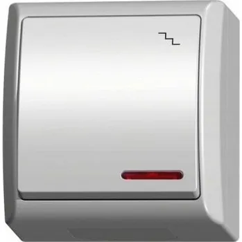 vypínač Schodišťový vypínač Ospel ŁNH-3HS/00 bílý