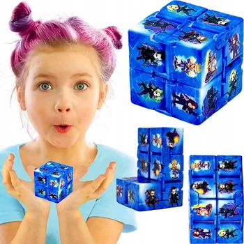Hračka pro nejmenší KOSTKA NEKONEČNOSTI ANTISTRESOVÁ FIDGET HRAČKA LOGICKÁ SKLÁDAČKA