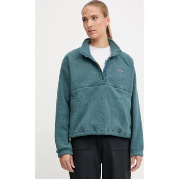 Dámská mikina Fleecová mikina Columbia Jasper 2142381 tyrkysová 69X, vel. XL