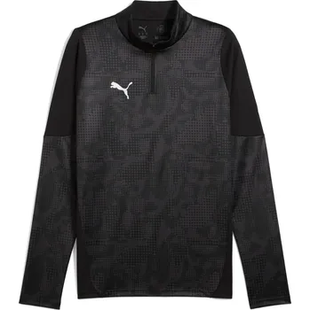 Pánská móda Triko s dlouhým rukávem Puma teamCUP Training 1/4 Zip Top 659164-03 Velikost M